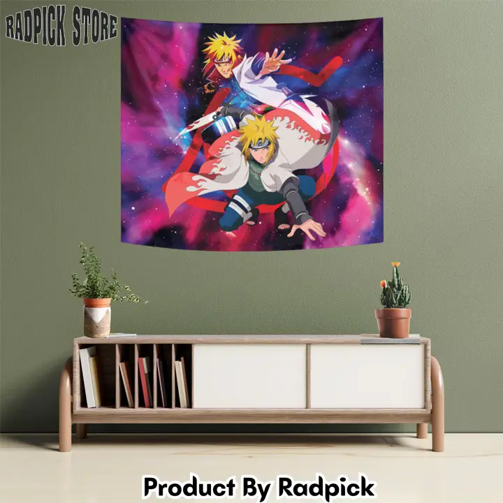 Namikaze minato tapestry custom galaxy anime wall decor  rp5940320